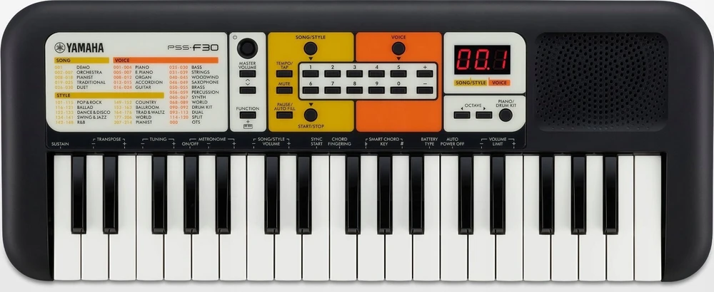 Klaviatūra Vaikiškas sintezatorius Yamaha PSS-F30