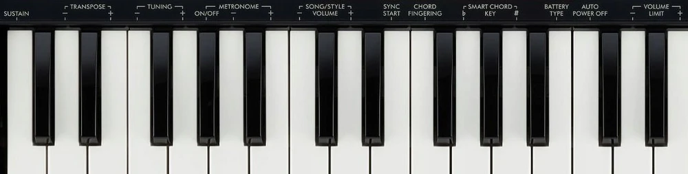Klaviatūra Vaikiškas sintezatorius Yamaha PSS-F30