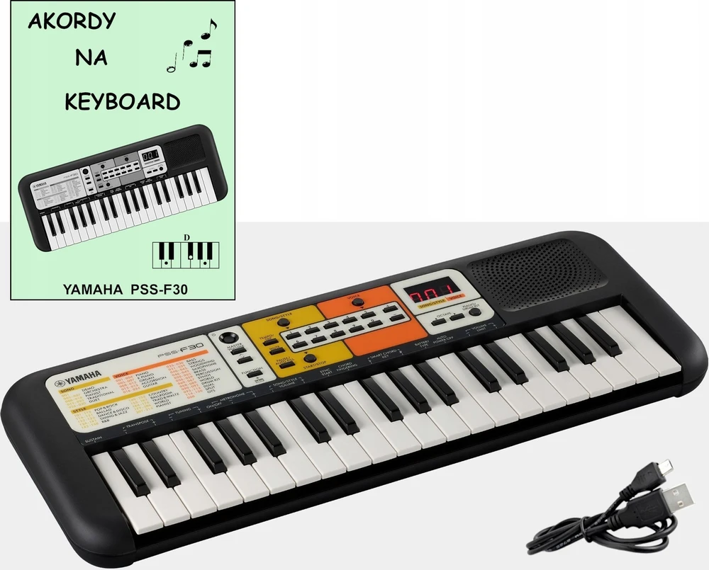 Klaviatūra Vaikiškas sintezatorius Yamaha PSS-F30