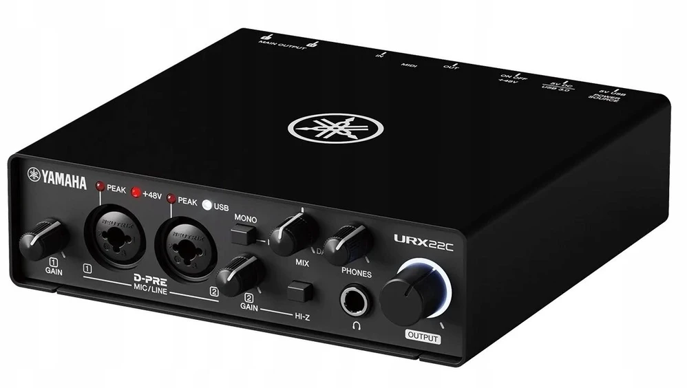 Yamaha URX22C - Garso/MIDI sąsaja
