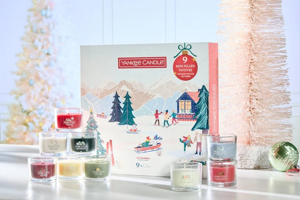 Yankee Candle „Apres Ski Rinkinys“ 9 mini žvakutės