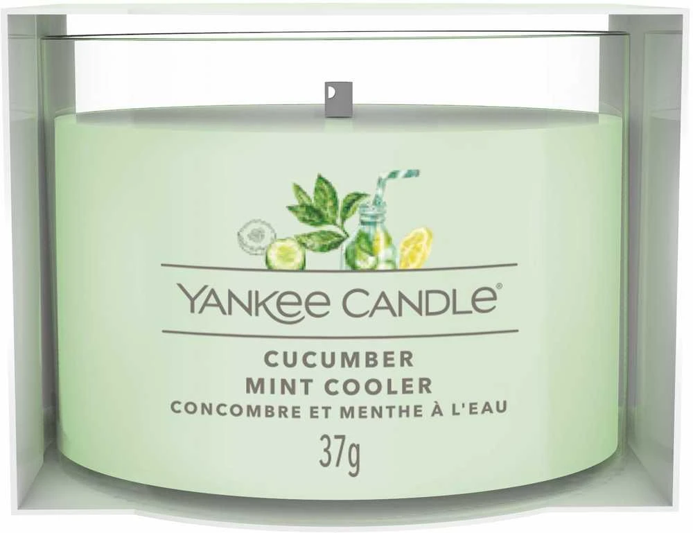 Yankee Candle agurkų ir mėtų skonio gaivinamoji žvakė 37 g