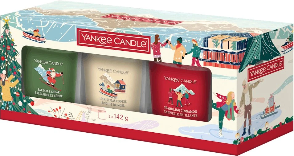 Yankee Candle Apres Ski Classic 3 stiklinių rinkinys