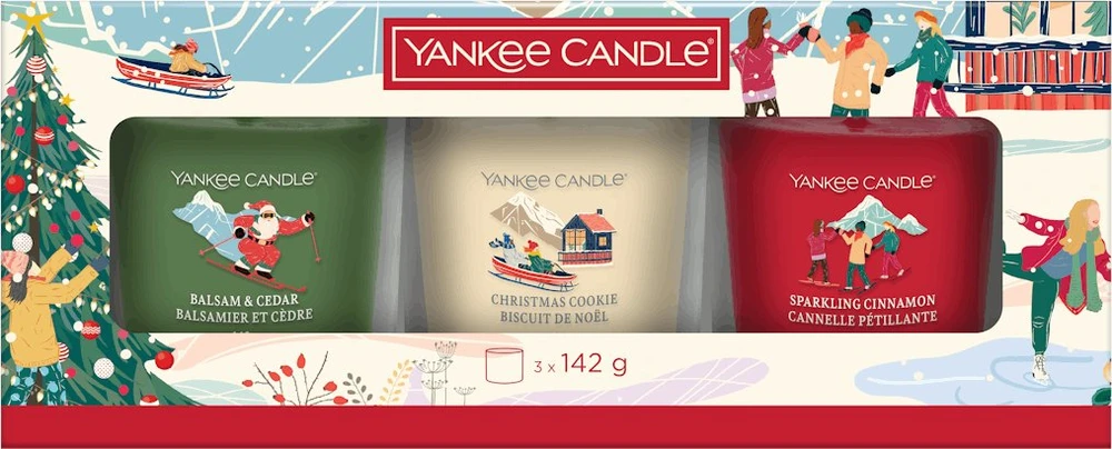 Yankee Candle Apres Ski Classic 3 stiklinių rinkinys