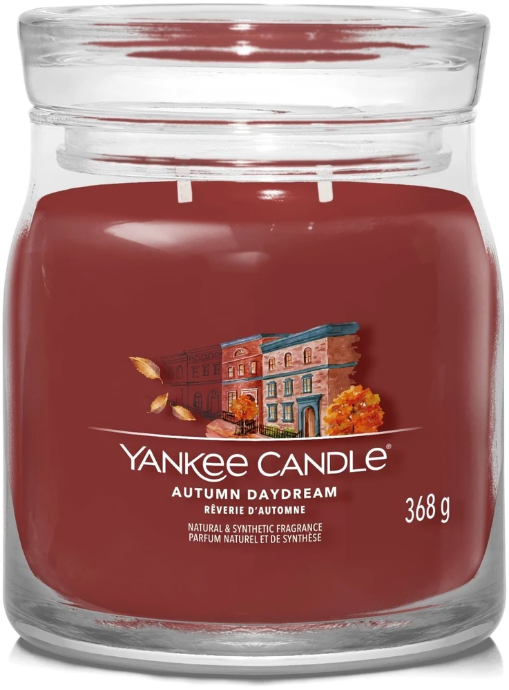 Yankee Candle Aromatinė žvakė Signature glass medium Autumn Daydream 368 g