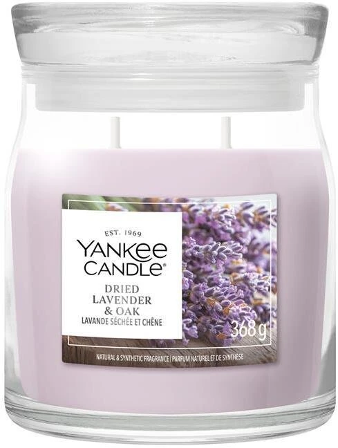 Yankee Home Świeca średnia DRIED LAVENDER & OAK YANKEE