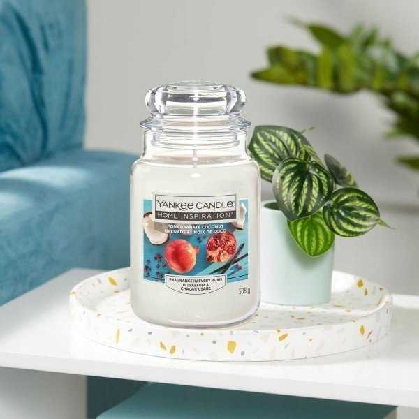 Yankee Candle kvepianti žvakė Home Inspiration didelė Granatas Kokosas 538 g