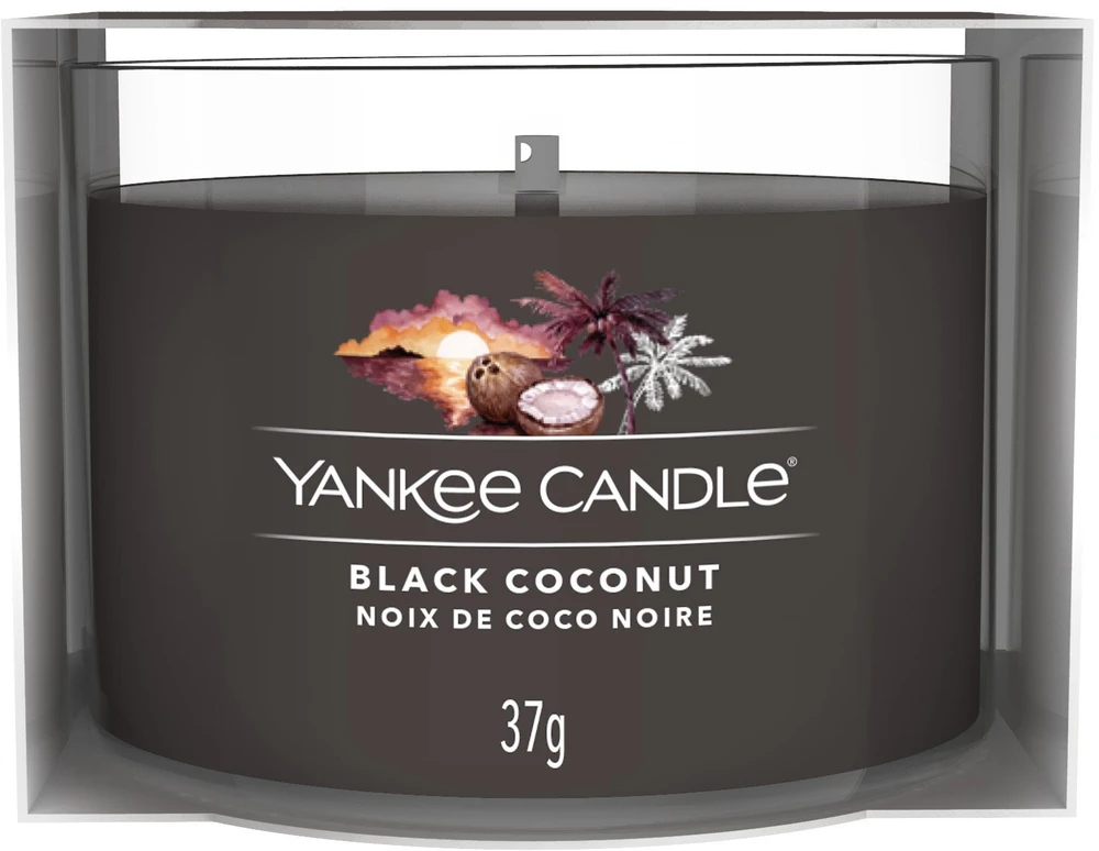 Yankee Candle Juodas Coconut kvepianti žvakė, 37 g