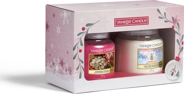 Yankee Candle Kalėdinis rinkinys su vidutinio dydžio "Classic" žvakėmis