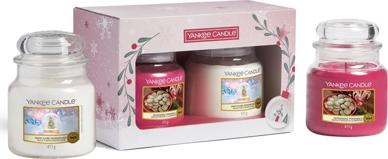 Yankee Candle Kalėdinis rinkinys su vidutinio dydžio "Classic" žvakėmis
