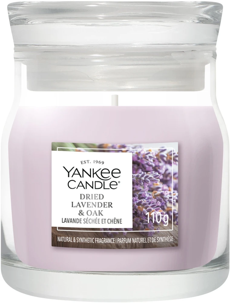Yankee Home Świeca mała DRIED LAVENDER & OAK YANKEE