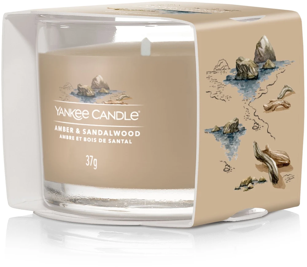 Yankee Candle Amber & Sandalwood kvapioji žvakė unisex, 37 g