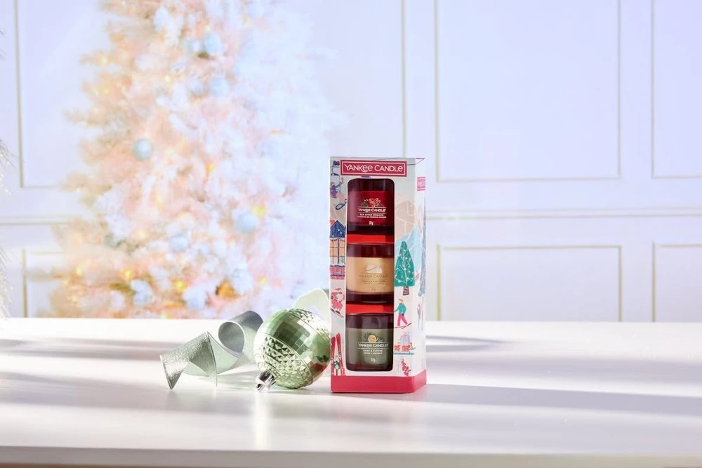„Yankee Candle“ žvakės „Apres Ski Holiday Rinkinys“, 3 vnt., mini, świec