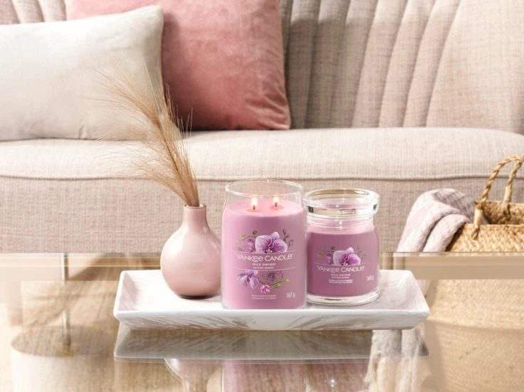 Yankee Candle Aromatinė žvakė Signature glass medium Wild Orchid 368 g