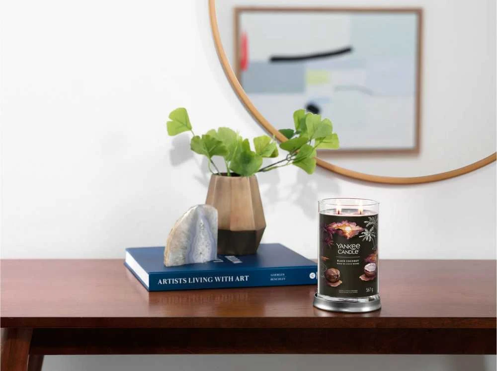 Yankee Candle Aromatinė žvakė Signature tumbler large Juodas Coconut 567 g