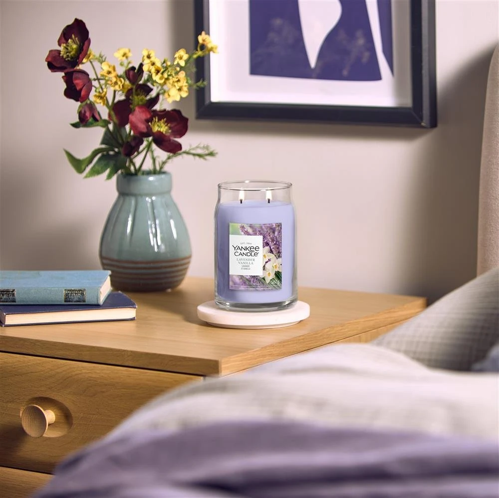 Yankee Candle Signature Lavender Vanilla Świeca Duża 567g