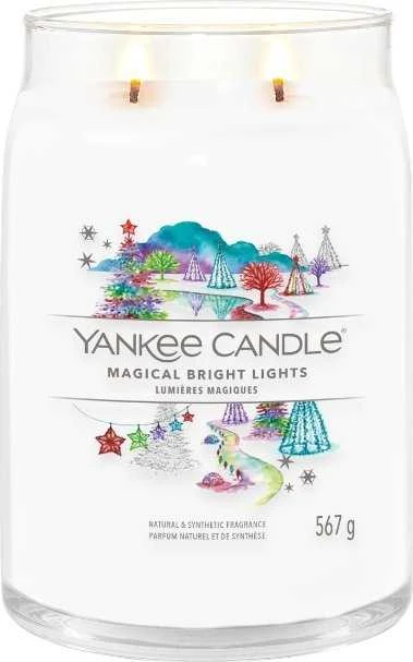 Yankee Candle aromatinė žvakė "Signature large glass Magical Bright Lights" 567 g