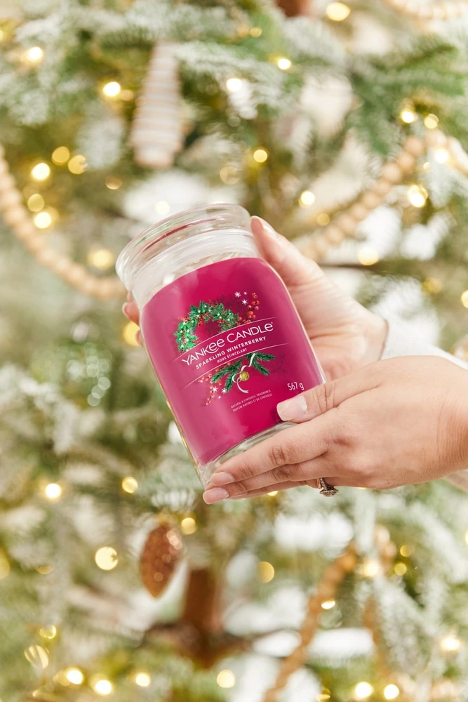 Yankee Candle Sparkling Winterberry 567 g