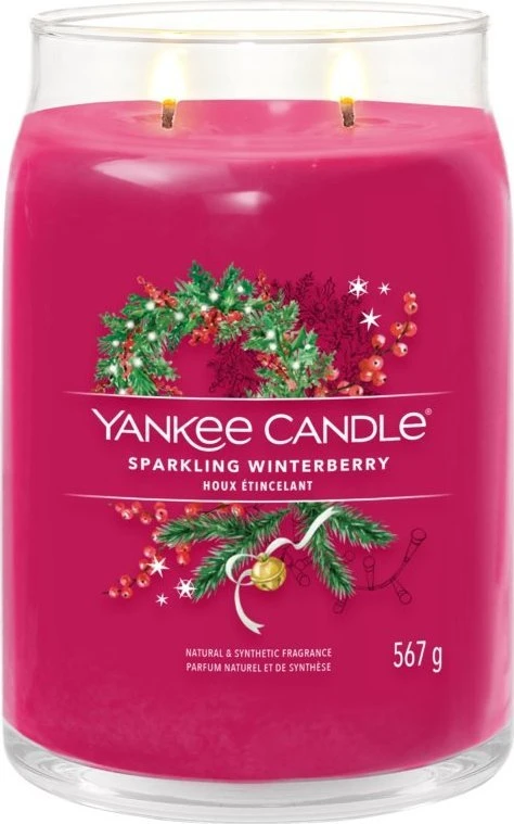 Yankee Candle Sparkling Winterberry 567 g