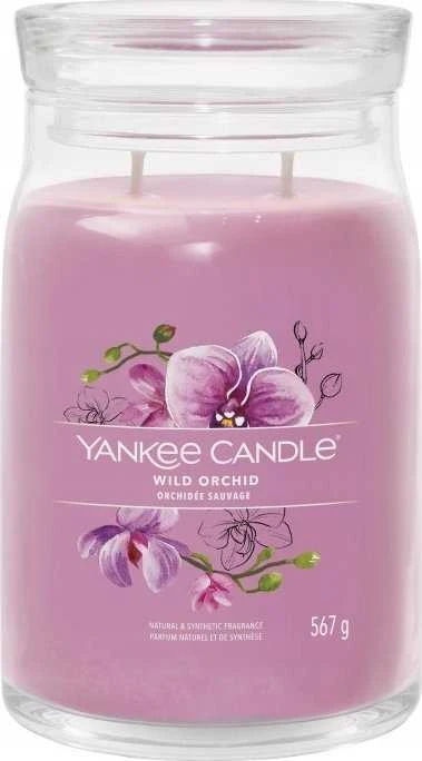 Yankee Candle Aromatinė žvakė Signature glass large Wild Orchid 567 g