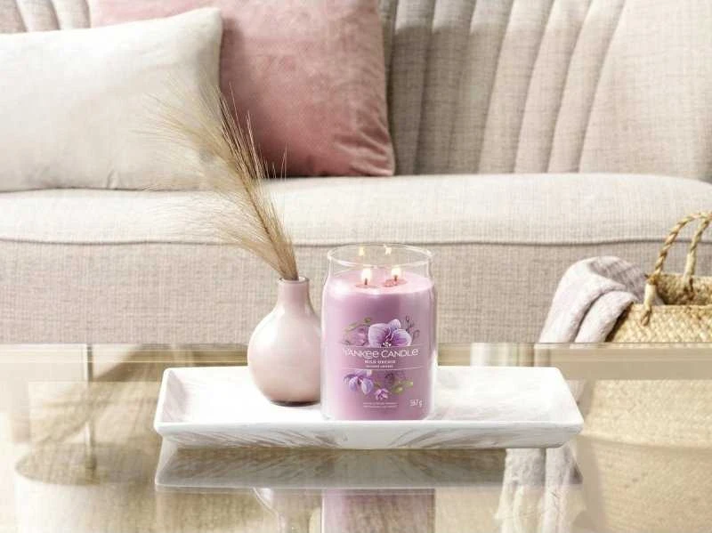 Yankee Candle Aromatinė žvakė Signature glass large Wild Orchid 567 g