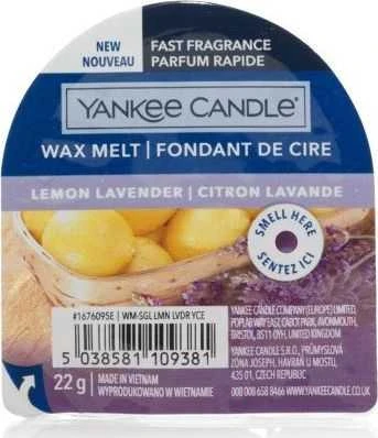 Yankee Candle Lemon Lavender kvapusis vaškas, 22 g