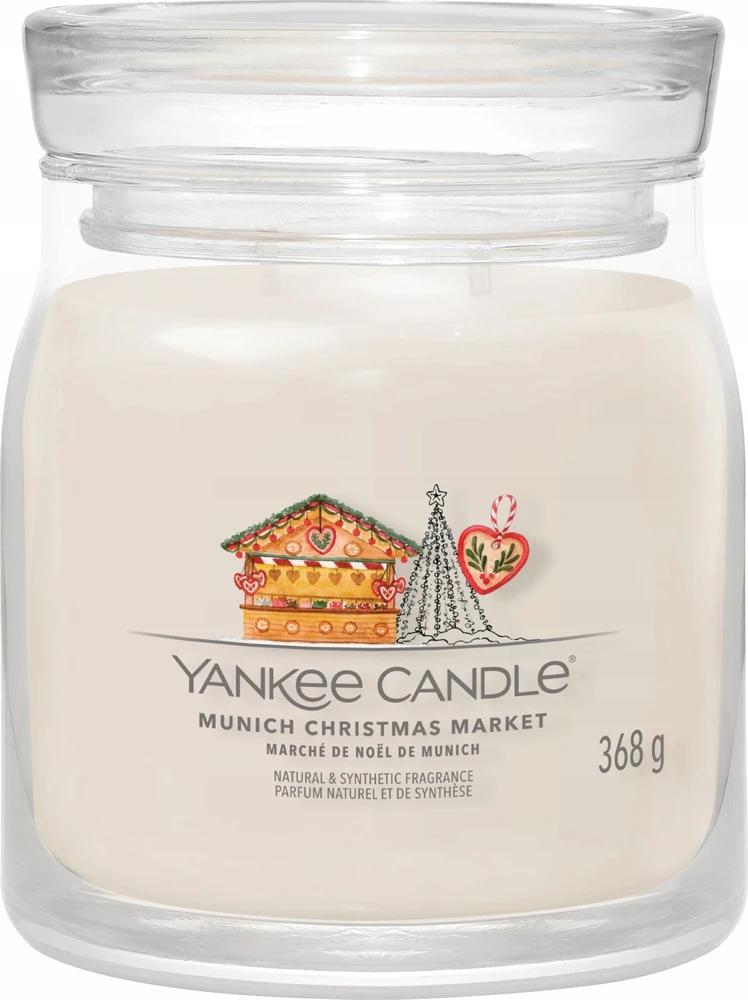 Yankee Candle Yankee Candle – YC Signature – Vidutinio dydžio – Miuncheno Kalėdų mugė