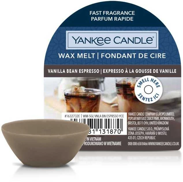 Yankee Candle Vanilla Bean Espresso 22g kvepianti žvakė
