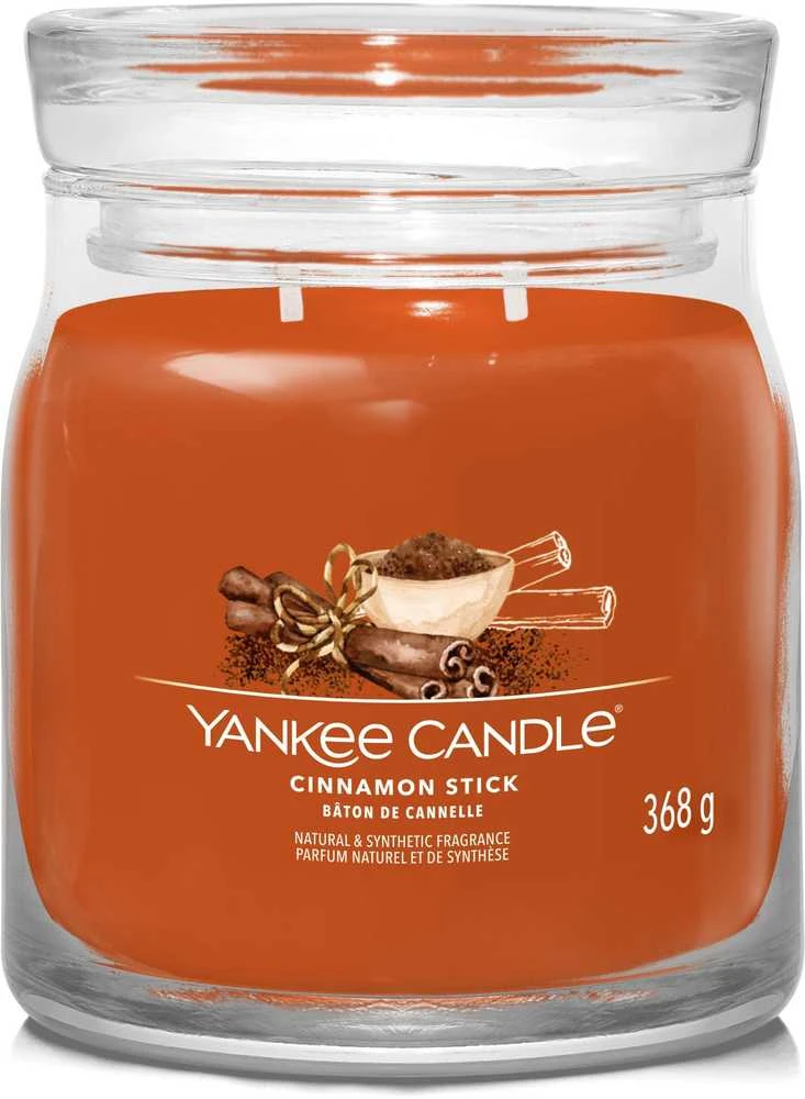 Yankee Candle Aromatinė žvakė Signature glass medium Cinnamon Stick 368 g