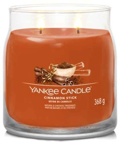Yankee Candle Aromatinė žvakė Signature glass medium Cinnamon Stick 368 g