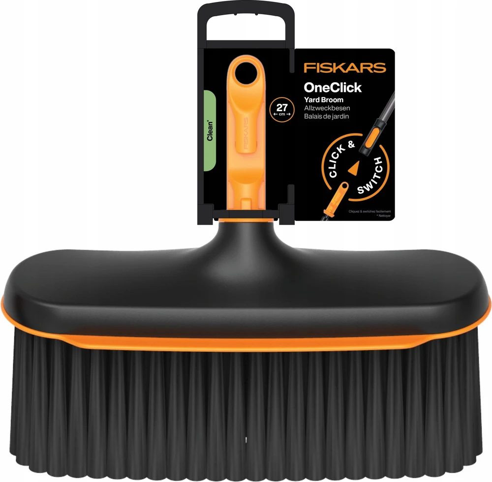 Lauko šepetys Fiskars OneClick 1080701, 270 mm