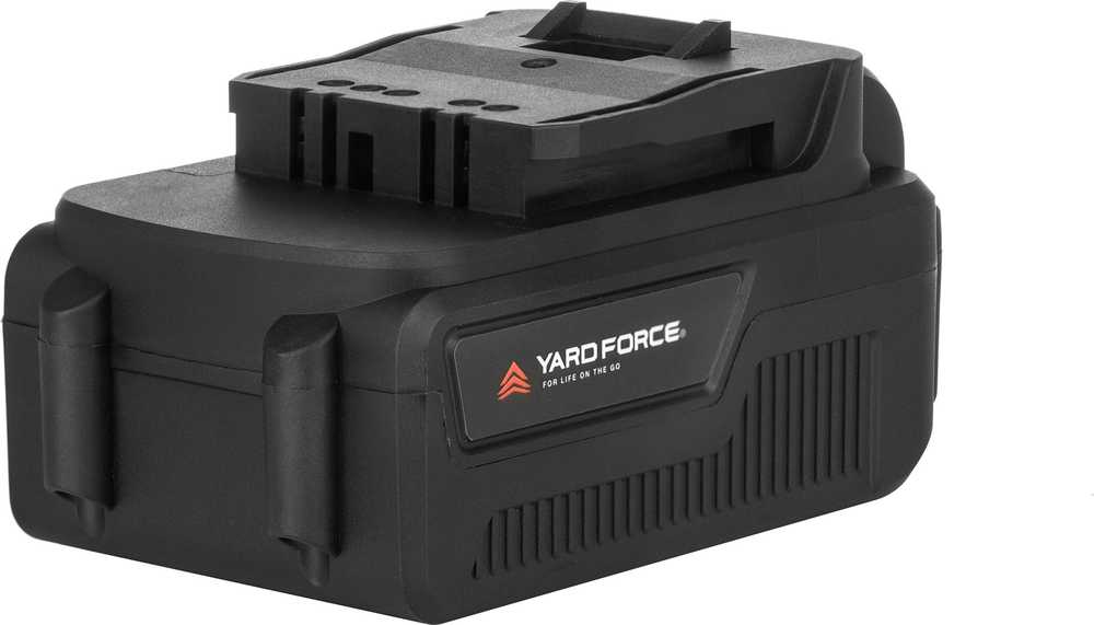 Yard Force 20 V, 4,0 Ah ličio jonų akumuliatorius su įkrovos indikatoriumi