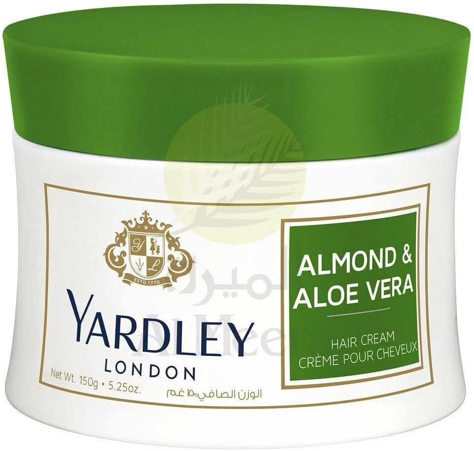 Yardley Almond & Aloe Vera Hair – maitinantis plaukų kremas, 150 g