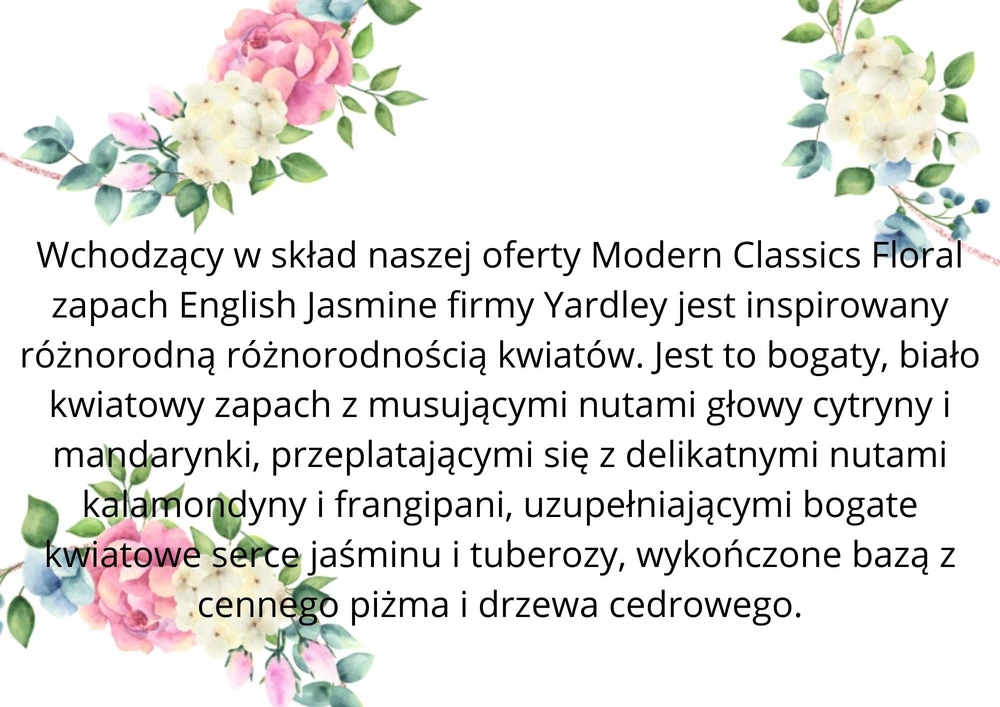 Yardley English Jasmine EDT tualetinis vanduo moterims, 125 ml