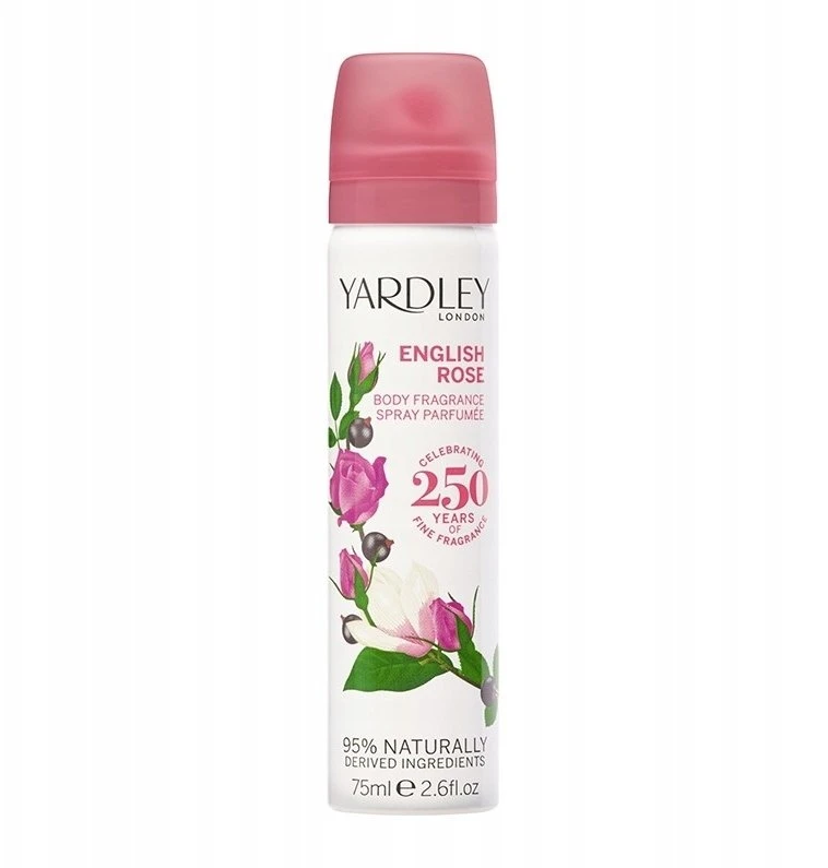 Yardley angliškų rožinių kvapo purškiklis moterims, 75 ml