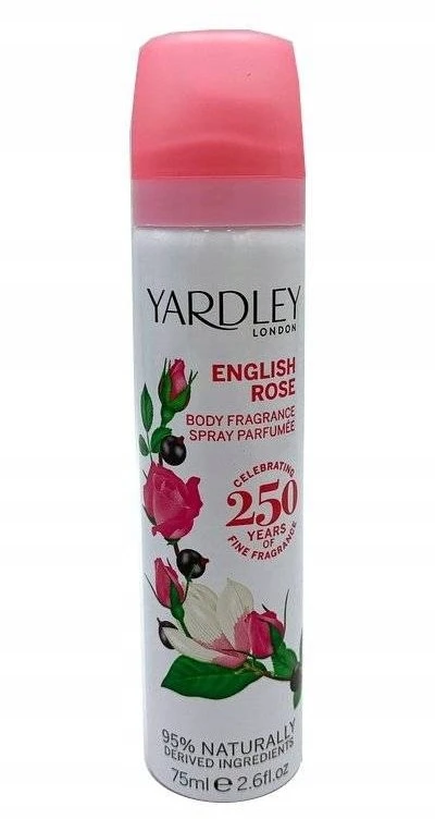 Yardley angliškų rožinių kvapo purškiklis moterims, 75 ml