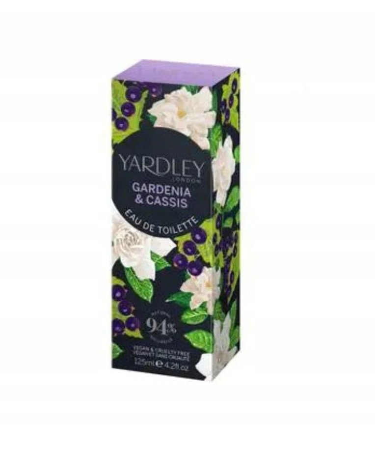 Yardley Gardenia & Cassis EDT tualetinis vanduo moterims, 125 ml