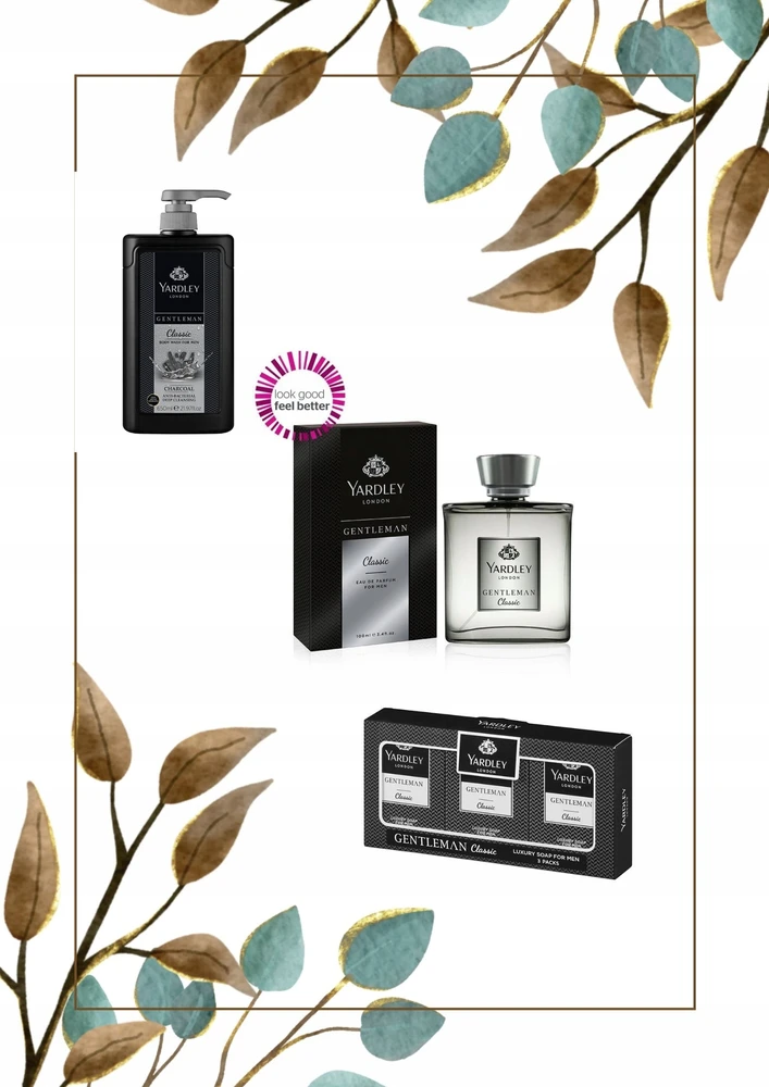 Yardley Gentleman Classic EDP parfumuotas vanduo vyrams, 100 ml