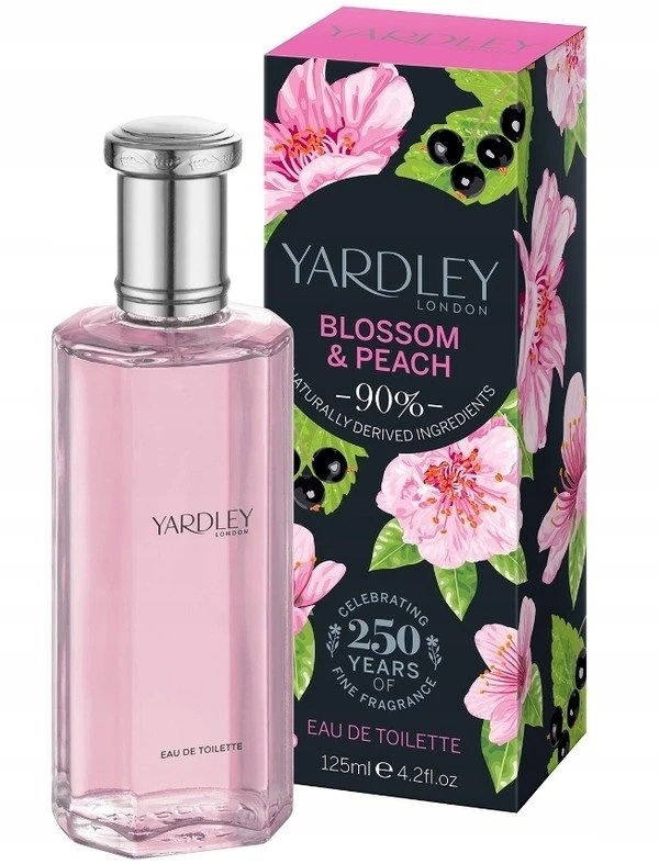 Yardley Blossom and Peach EDT tualetinis vanduo moterims, 125 ml