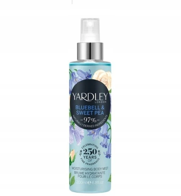 Yardley „Bluebell and Sweetpea“ kvapo purškiklis moterims, 200 ml