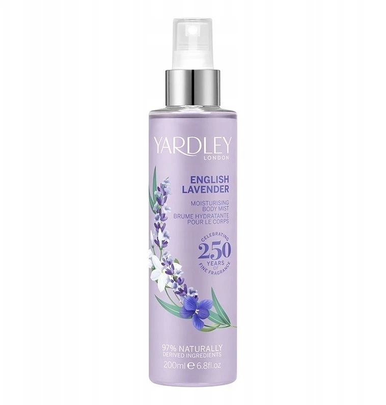 Yardley angliškų levandų kūno purškiklis, 200 ml