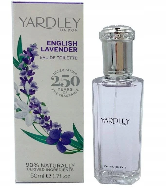 Yardley English Lavender EDT tualetinis vanduo moterims, 50 ml