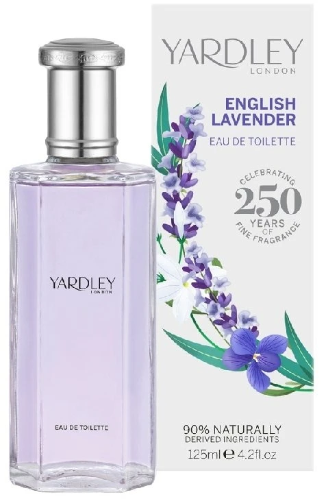 Yardley English Lavender EDT tualetinis vanduo moterims, 125 ml