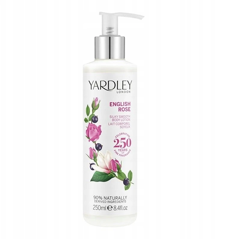 Yardley drėkinamasis kūno pienelis su angliškomis rožėmis, 250 ml
