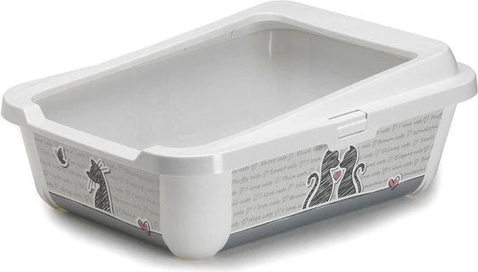 Rinaldo Franco Spa Yarro International Litter Box Madinga katė įsimylėjusi balta