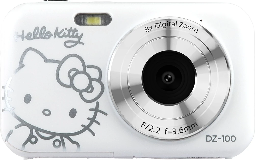 YASHICA x Hello Kitty skaitmeninis fotoaparatas DZ-100 (Baltas)