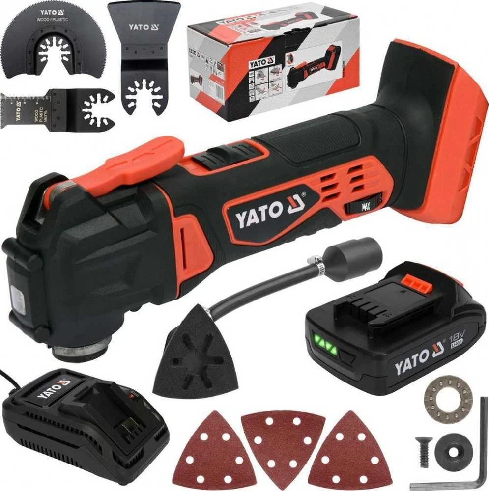 Daugiafunkcinis įrankis Yato YT-82818; 18 V; 1x2,0 Ah akum.