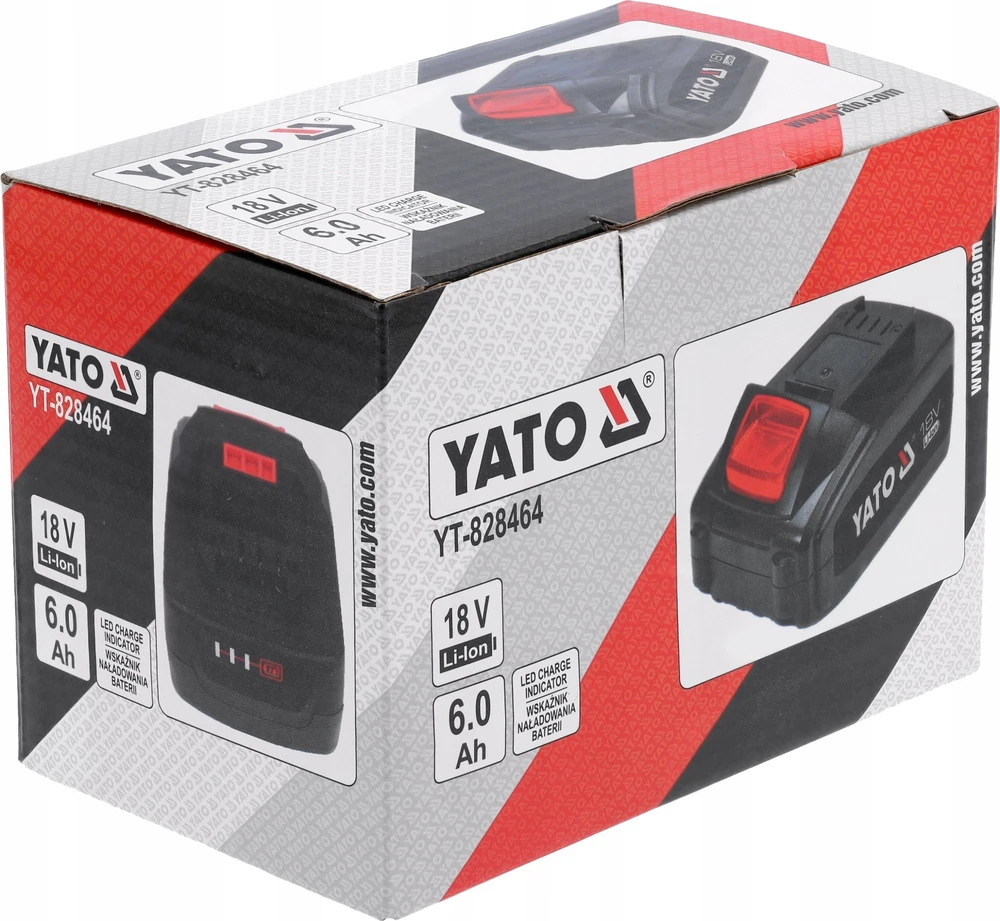 Yato 18V akumuliatoriaus pakuotė