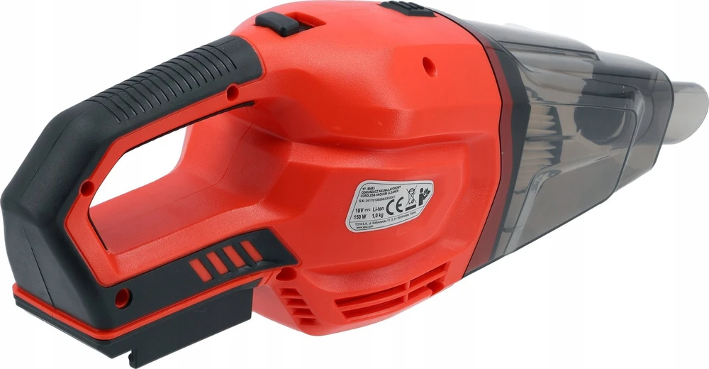 Akumuliatorinis dulkių siurblys Yato YT-85683; 18 V; 150 W (be akumuliatoriaus ir pakrovėjo)