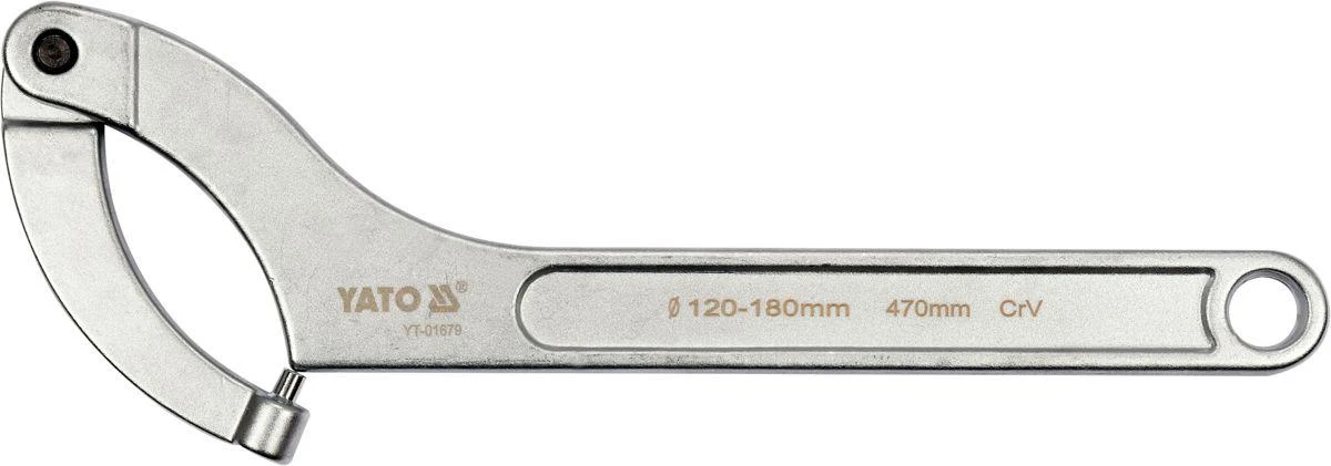 Yato Toya Sa Poland Raktas užmetamas su varžtu Cr-V, 120-180 mm (YT-01679)
